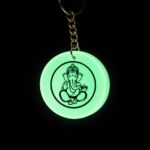 Lord Ganesha Glow Keychain