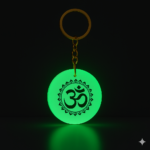 Om Glow in the Dark Keychain